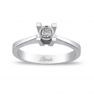 0.08 Ct Tektaş Pırlanta Yüzük