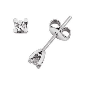 0,20 CT Tektaş Pırlanta Küpe