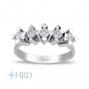 0.70 Ct Pırlanta Beştaş Yüzük