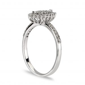0.39 Ct Pırlanta Baget Yüzük