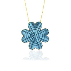 Yonca Dört Yapraklı 14 Ayar Altın Kolye