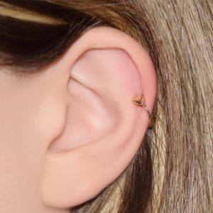Tragus Kalpli Altın Kıkırdak Küpe