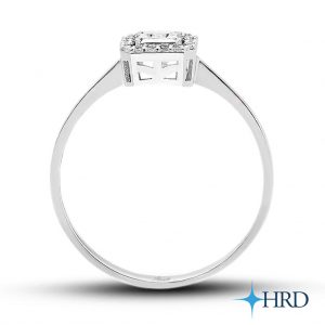 Modern Tasarım 0.09 Ct Baget Pırlanta Yüzük