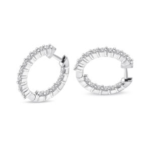 1.28 ct Pırlanta Halka Küpe
