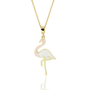 Flamingo Altın Kolye