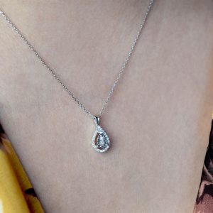 0.12 Ct. Damla Model Pırlanta Kolye
