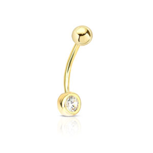 0.15 Ct Pırlanta Göbek Piercing
