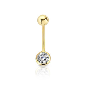 0.20 Ct Pırlanta Göbek Piercing