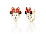Mickey Çocuk Altın Küpe