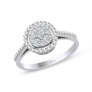 0.12 Ct Modern Tasarım Coronet Yüzük
