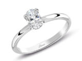 0.40 Ct Pırlanta Oval Tektaş Yüzük