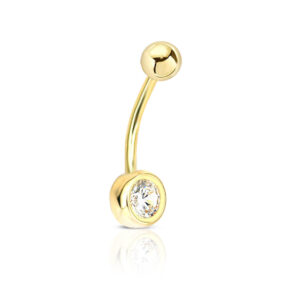 Altın Göbek Piercing
