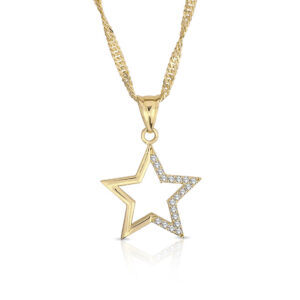 Stars Rime Altın Kolye