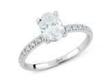 1.17 Ct Pırlanta Oval Tektaş Yüzük