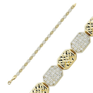 Esnek Taşlı Fantezi Erkek Bileklik